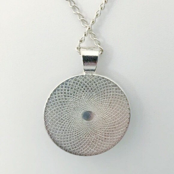 Tree of Life Pendant Necklace Yellow Purple Silver Tone - Picture 4 of 6